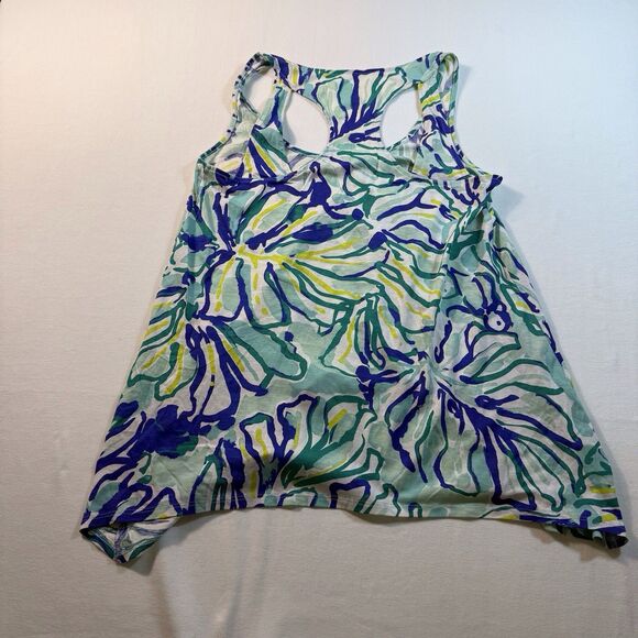 Lilly Pulitzer Monterey Racerback Tank Top Pool Blue Stay Cool‎ XS - Picture 13 of 16